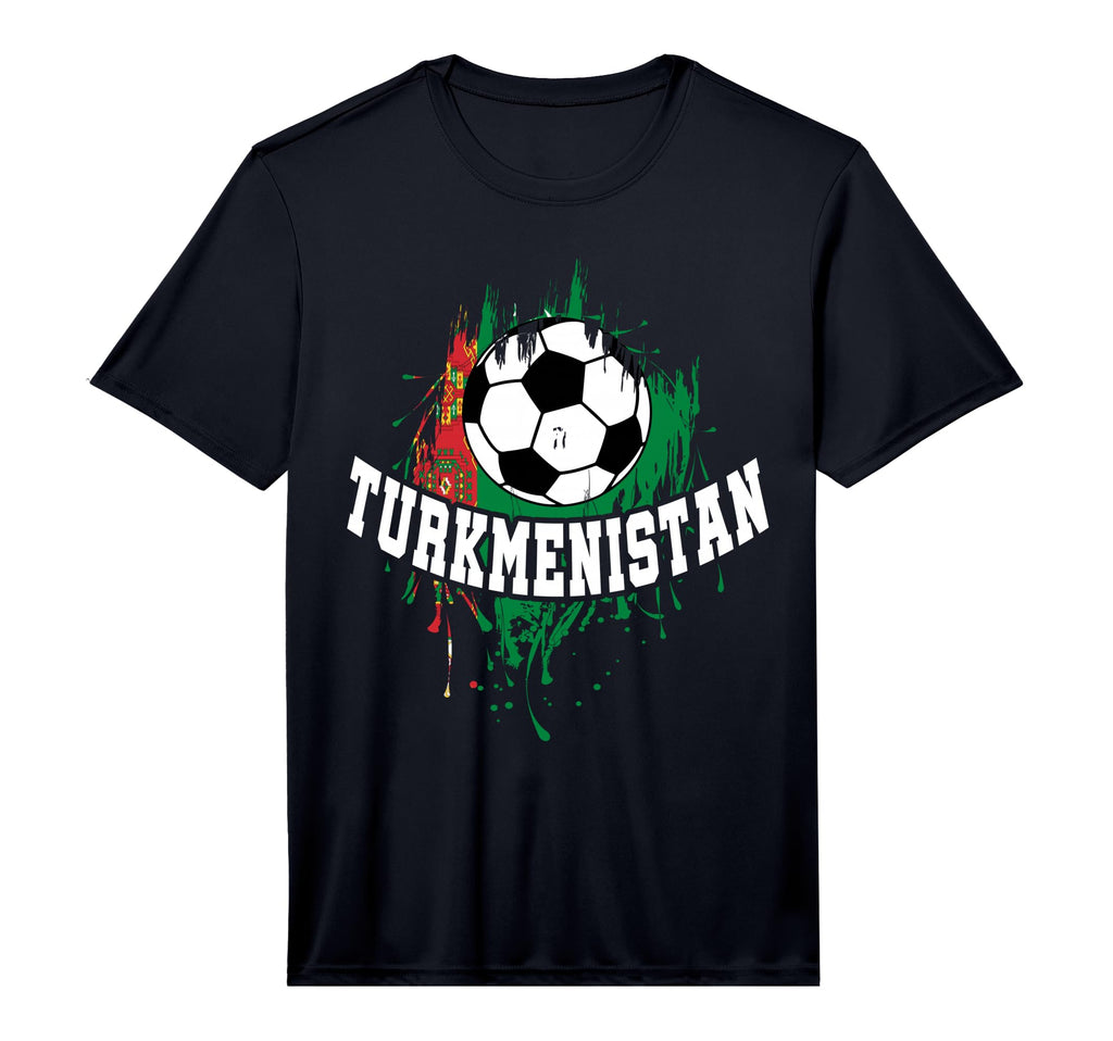 Turkmenistan Soccer Turkmenistan T-Shirt - Fun Novelty Design for Adults - T-Shirt, Sweatshirt, Hoodie