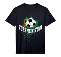 Turkmenistan Soccer Turkmenistan T-Shirt - Fun Novelty Design for Adults - T-Shirt, Sweatshirt, Hoodie