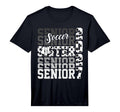 Senior 2027 Soccer Sister Proud T-Shirt - Fun Novelty Design Men Women - T-Shirt, Sweatshirt, Hoodie