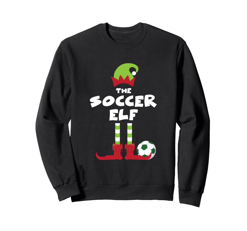 Soccer Elf Matching Family Party Sweatshirt - Novelty Apparel Unisex - T-Shirt, Sweatshirt, Hoodie