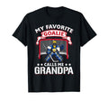 My Favorite Goalie Calls Me Grandpa T-Shirt - Trendy Graphic for Adults - T-Shirt, Sweatshirt, Hoodie