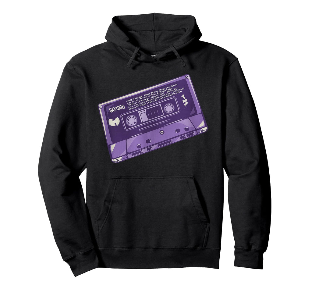 Purple Cassette Tape 90S Hip Hop Hoodie - Aesthetic Graphic for Adults - T-Shirt, Sweatshirt, Hoodie