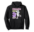9Th Birthday Roller Skate Party Hoodie - Custom Art Print Men Women - T-Shirt, Sweatshirt, Hoodie