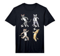 Funny Cat Lover Playing Soccer Player T-Shirt - Minimalist Print Unisex - T-Shirt, Sweatshirt, Hoodie