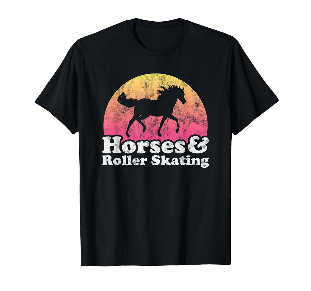 Horse And Roller Skates Or Horses T-Shirt - Custom Art Print Unisex - T-Shirt, Sweatshirt, Hoodie