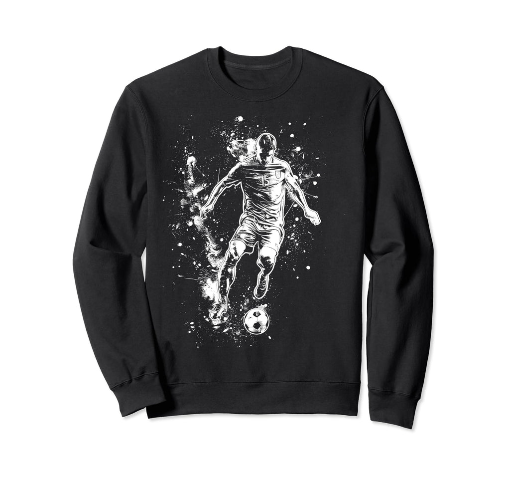 Soccer Player Sports Football Sweatshirt - Fun Novelty Design Men Women - T-Shirt, Sweatshirt, Hoodie