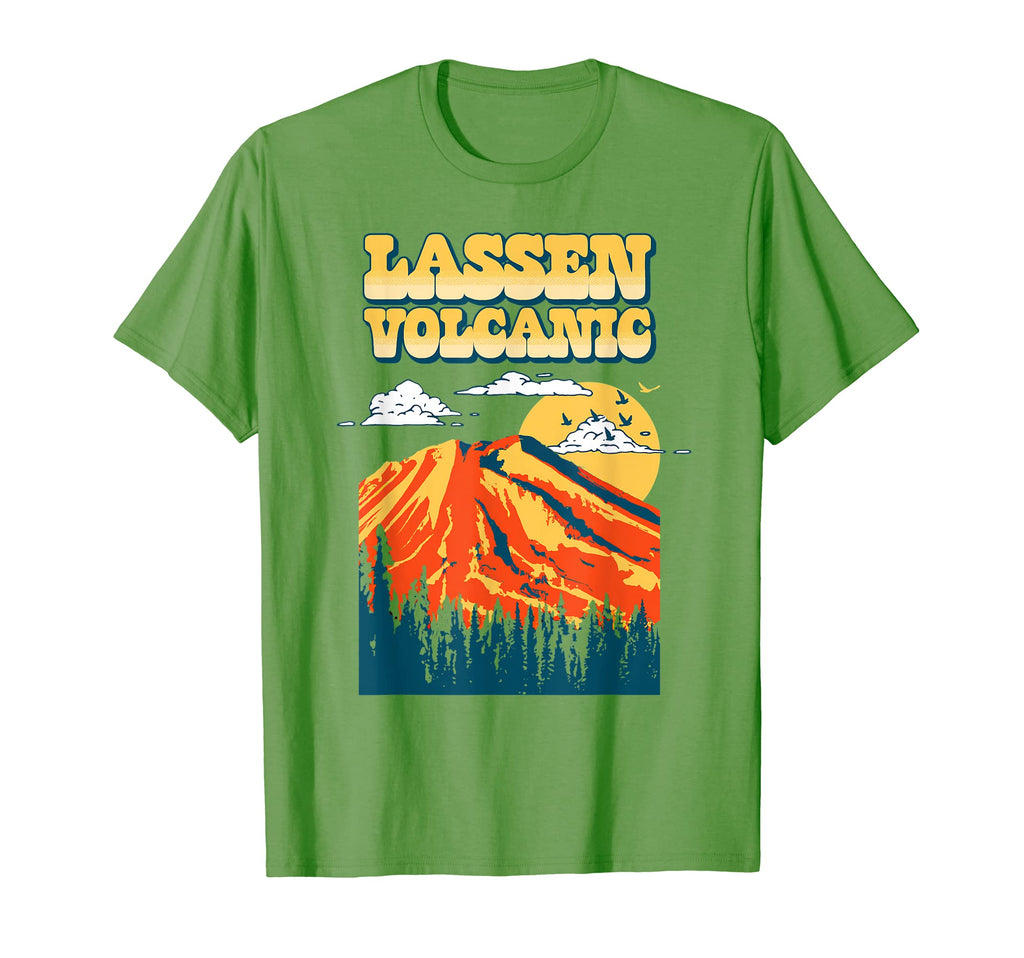 Lassen Volcanic National Park Wpa T-Shirt - Custom Art Print Men Women - T-Shirt, Sweatshirt, Hoodie