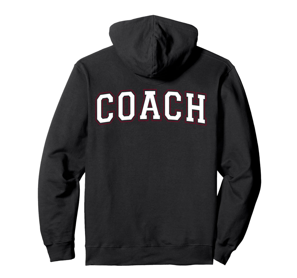 Coach Sports Trainer Varsity White And Hoodie - Custom Art Print Unisex - T-Shirt, Sweatshirt, Hoodie