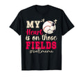 Those Fields Ball Mama Baseball T-Shirt - Aesthetic Graphic for Adults - T-Shirt, Sweatshirt, Hoodie