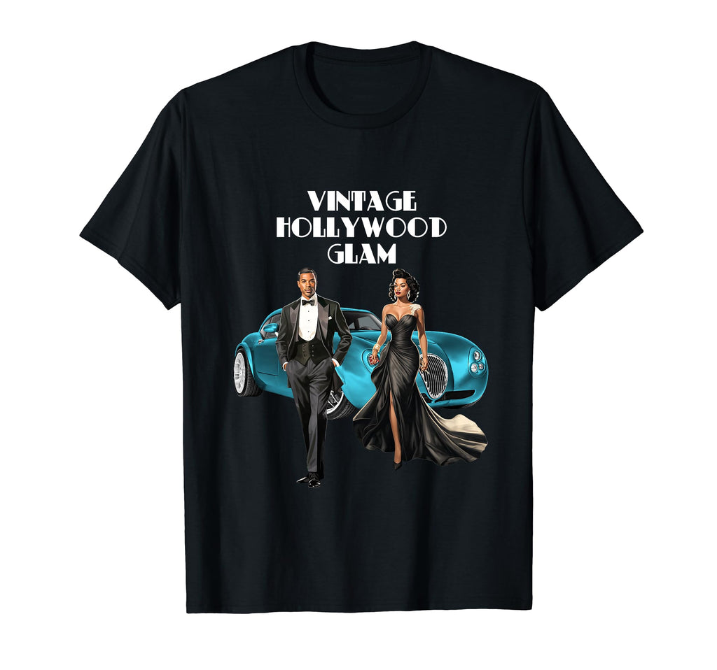 Hollywood Glam T-Shirt - Custom Art Print Unisex - T-Shirt, Sweatshirt, Hoodie