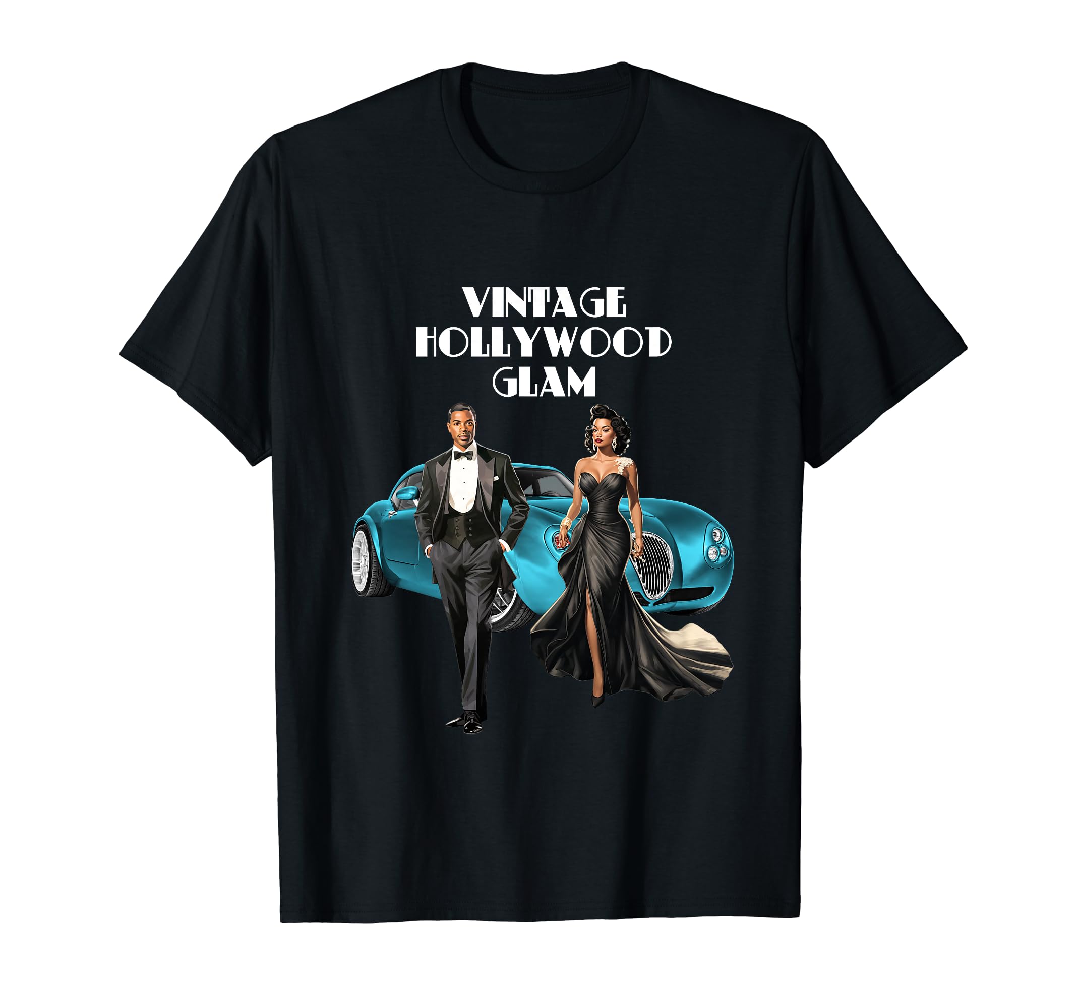 Hollywood Glam T-Shirt - Custom Art Print Unisex - T-Shirt, Sweatshirt, Hoodie