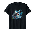 Soccer Shark Cartoon Football T-Shirt - Fun Novelty Design Men Women - T-Shirt, Sweatshirt, Hoodie