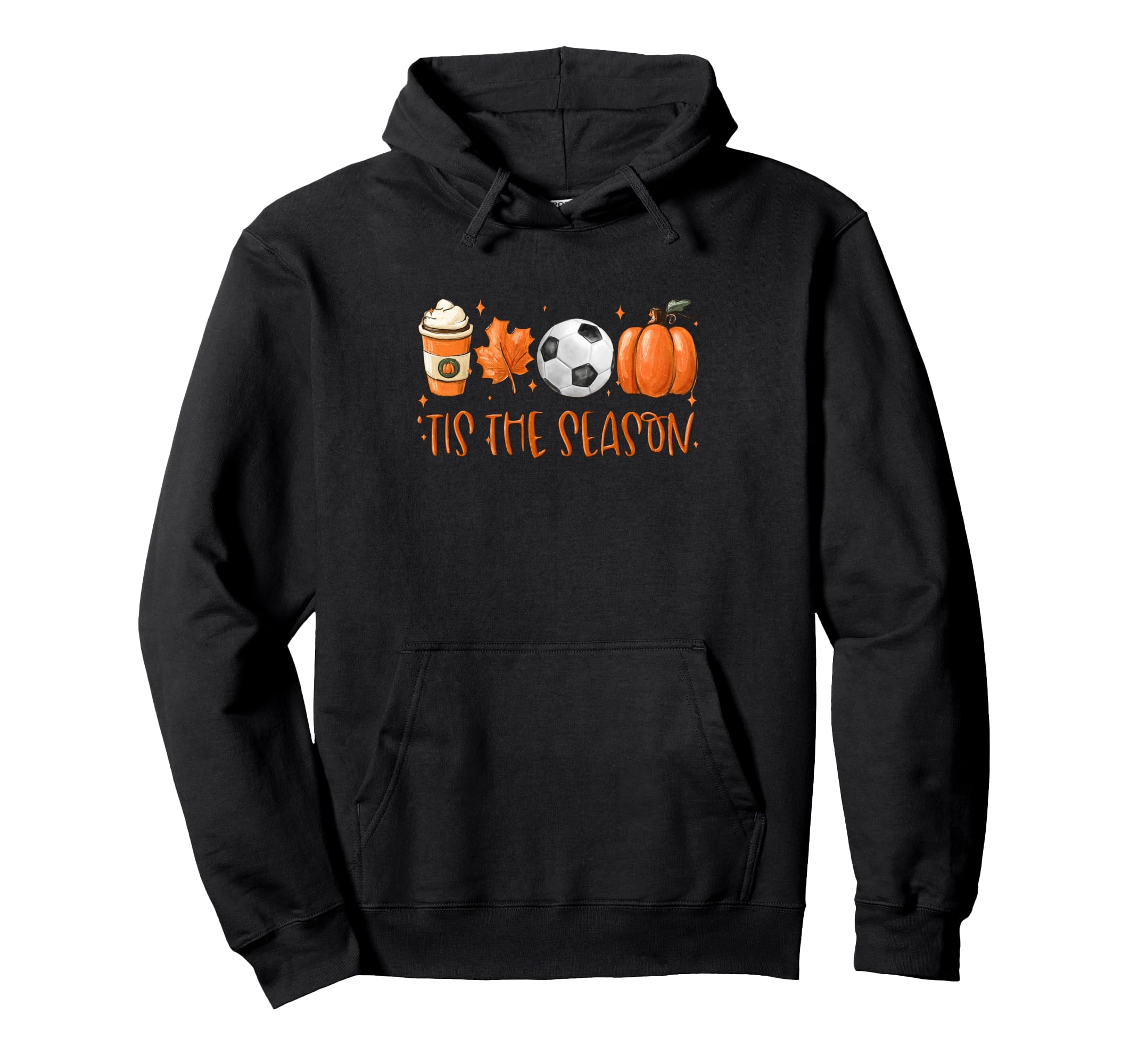 Tis Season Fall Latte Pumpkin Hoodie - Casual Everyday Wear for Adults - T-Shirt, Sweatshirt, Hoodie
