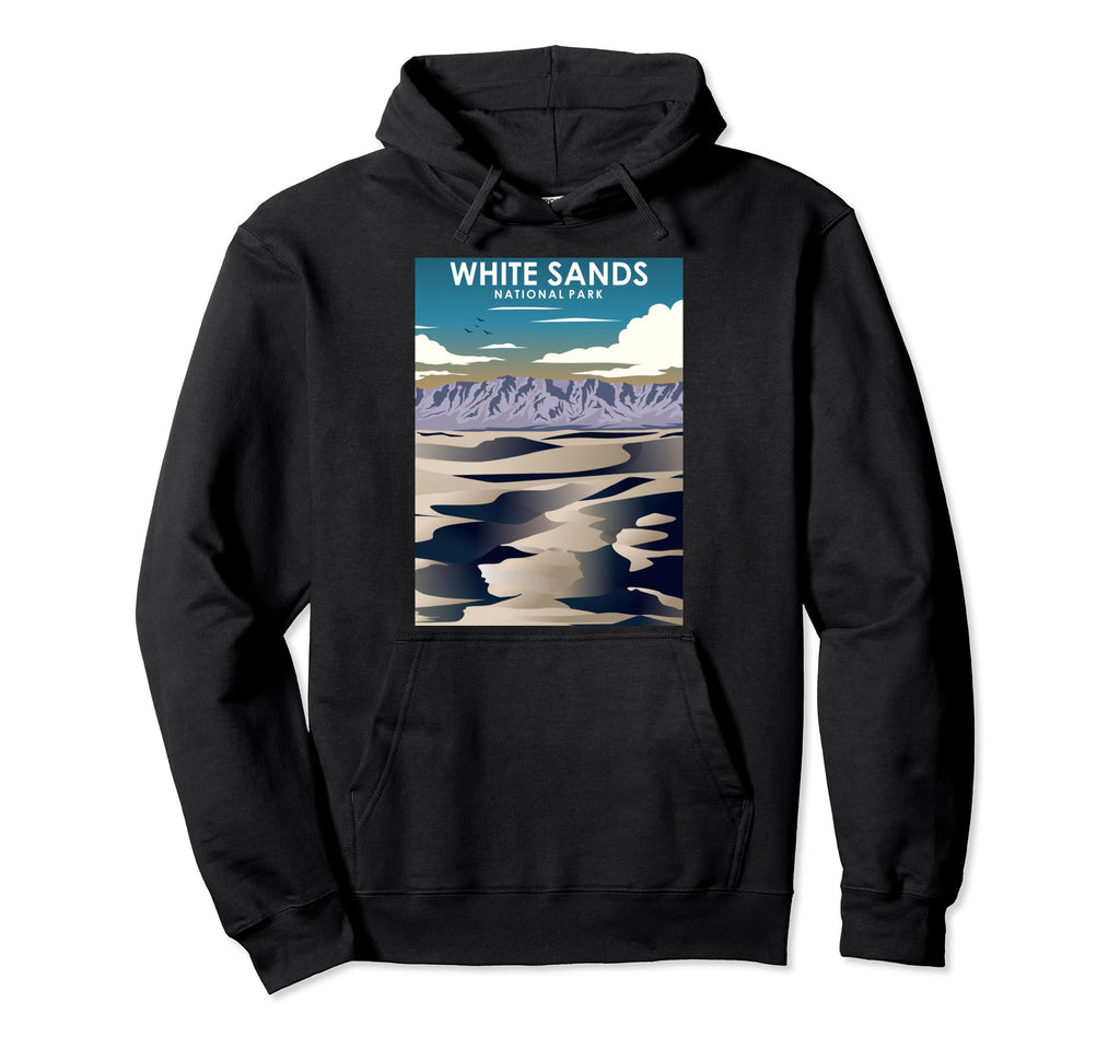 White Sands National Park New Mexico Hoodie - Novelty Apparel for Adults - T-Shirt, Sweatshirt, Hoodie