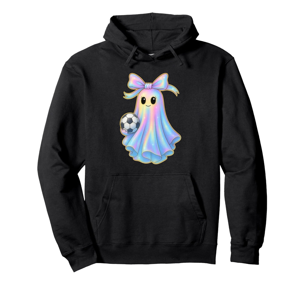 Soccer Ghost Lover Pastel Hoodie - Casual Everyday Wear Men Women - T-Shirt, Sweatshirt, Hoodie