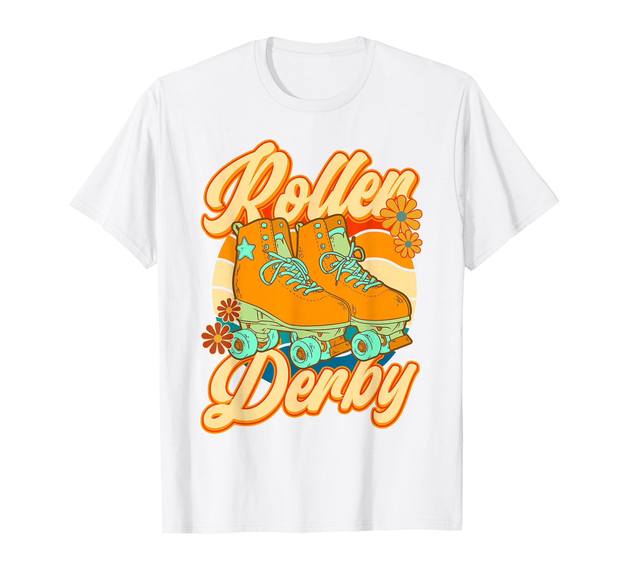 Roller Skating Roller Derby Skate 70S T-Shirt - Graphic Print Unisex - T-Shirt, Sweatshirt, Hoodie