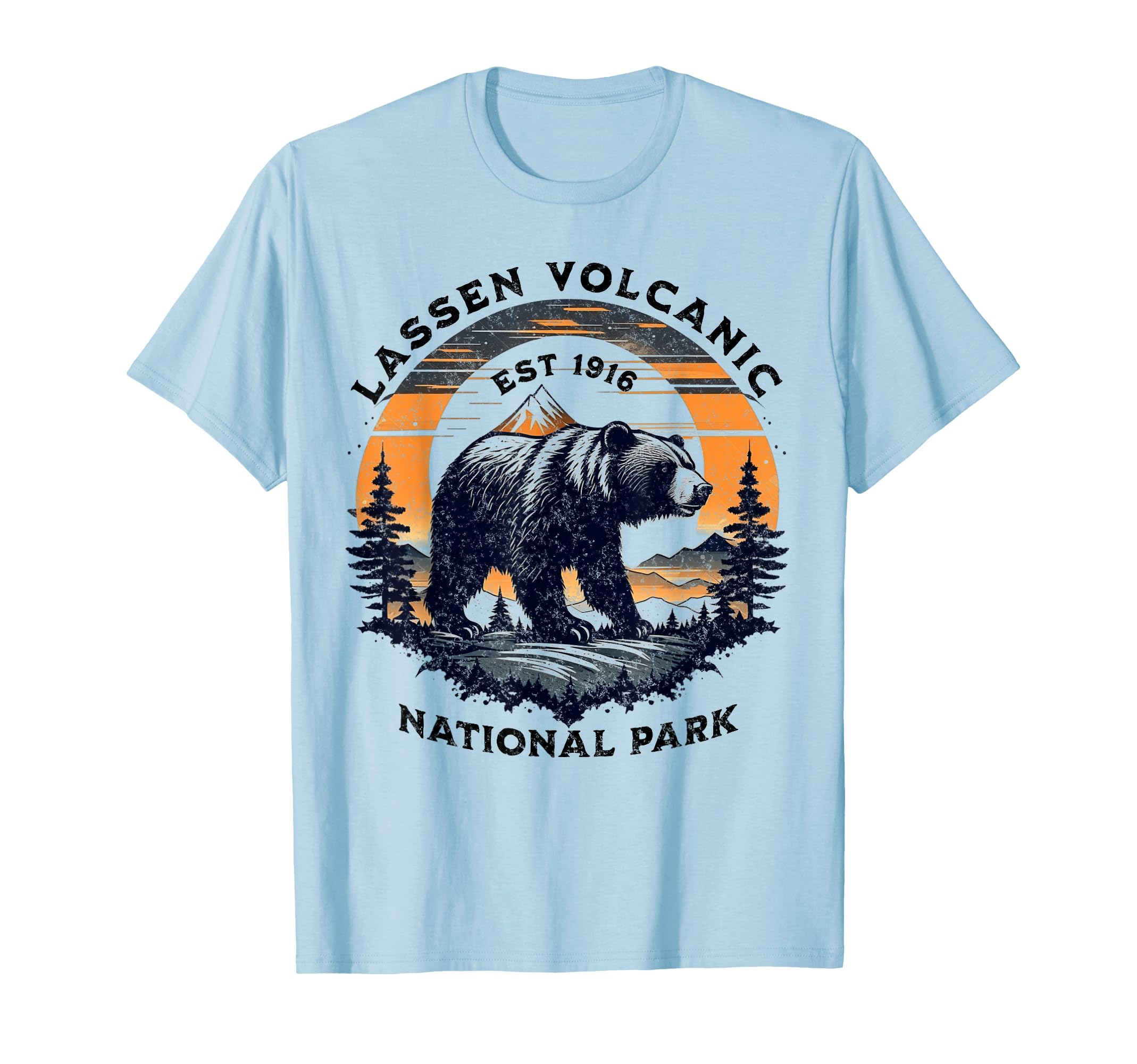 Lassen Volcanic National Park T-Shirt - Fun Novelty Design Unisex - T-Shirt, Sweatshirt, Hoodie