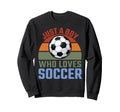 Just Who Loves Soccer Soccer Player Sweatshirt - Unique Graphic for Adults - T-Shirt, Sweatshirt, Hoodie