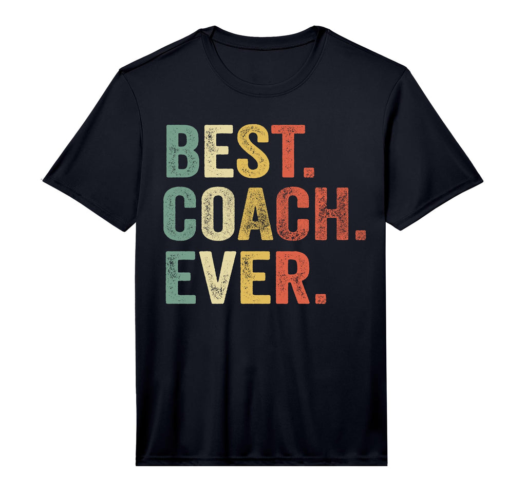 Mens Best Coach Ever Gifts Funny T-Shirt - Minimalist Print Men Women - T-Shirt, Sweatshirt, Hoodie