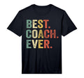 Mens Best Coach Ever Gifts Funny T-Shirt - Minimalist Print Men Women - T-Shirt, Sweatshirt, Hoodie