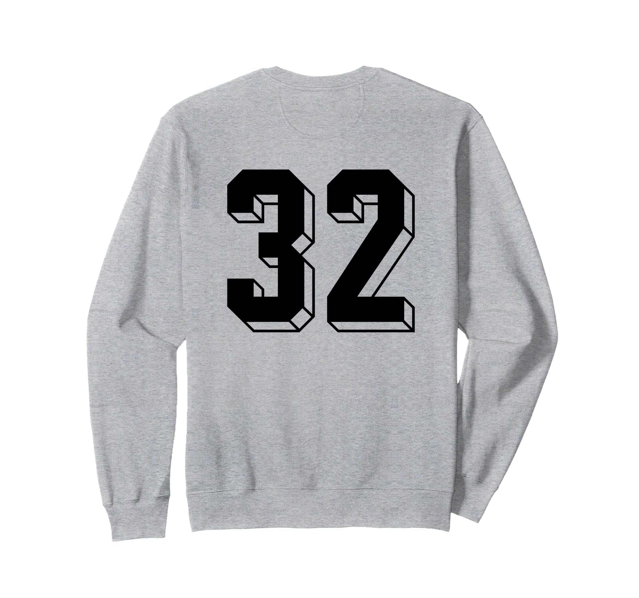 Number 32 Backside 80S 90S Team Sweatshirt - Streetwear Style Men Women - T-Shirt, Sweatshirt, Hoodie