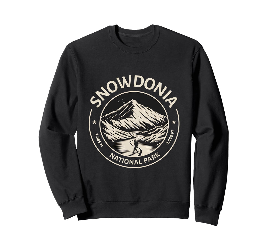 Hiking Snowdonia National Park Parc Sweatshirt - Novelty Apparel Men Women - T-Shirt, Sweatshirt, Hoodie