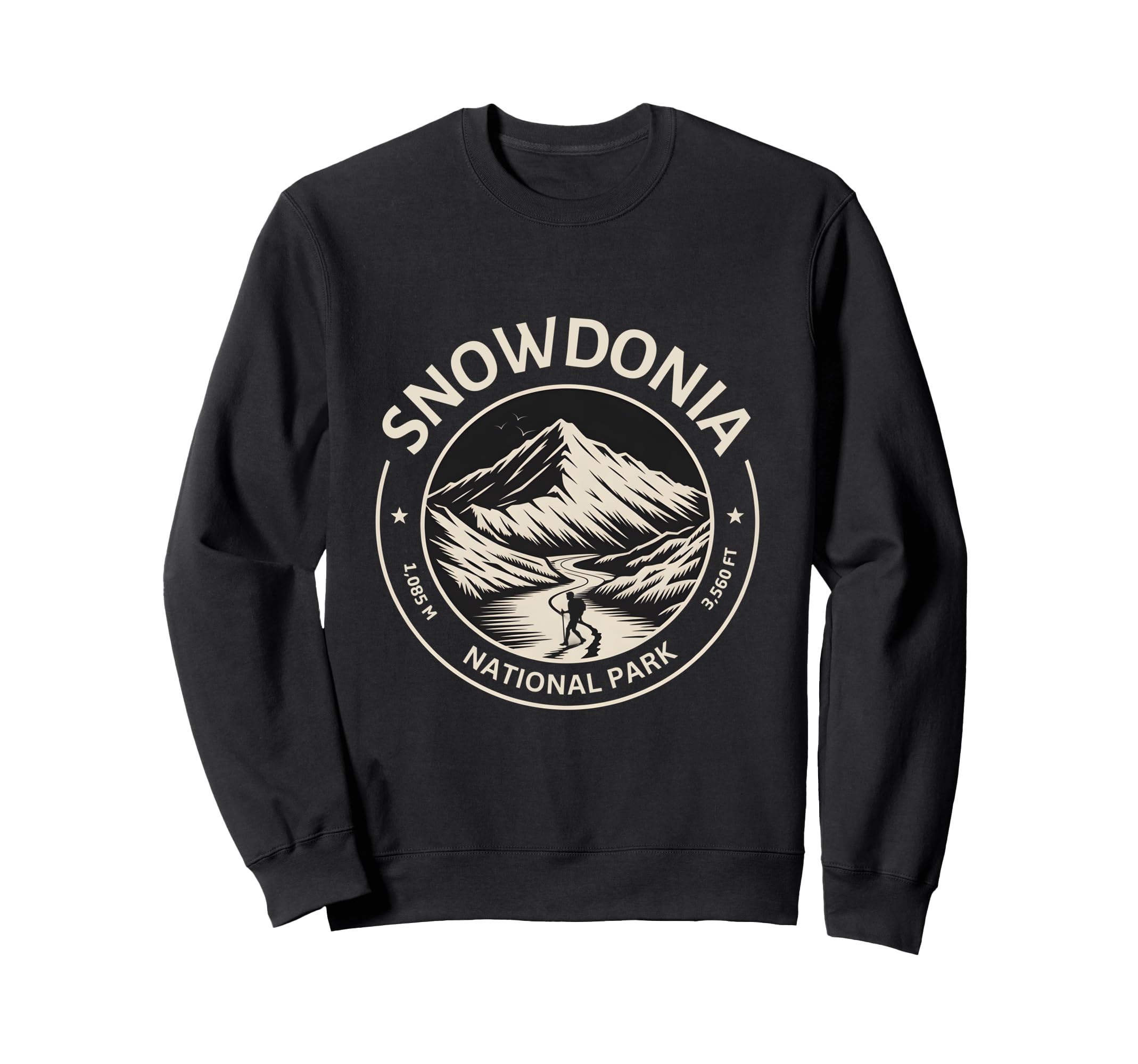 Hiking Snowdonia National Park Parc Sweatshirt - Novelty Apparel Men Women - T-Shirt, Sweatshirt, Hoodie