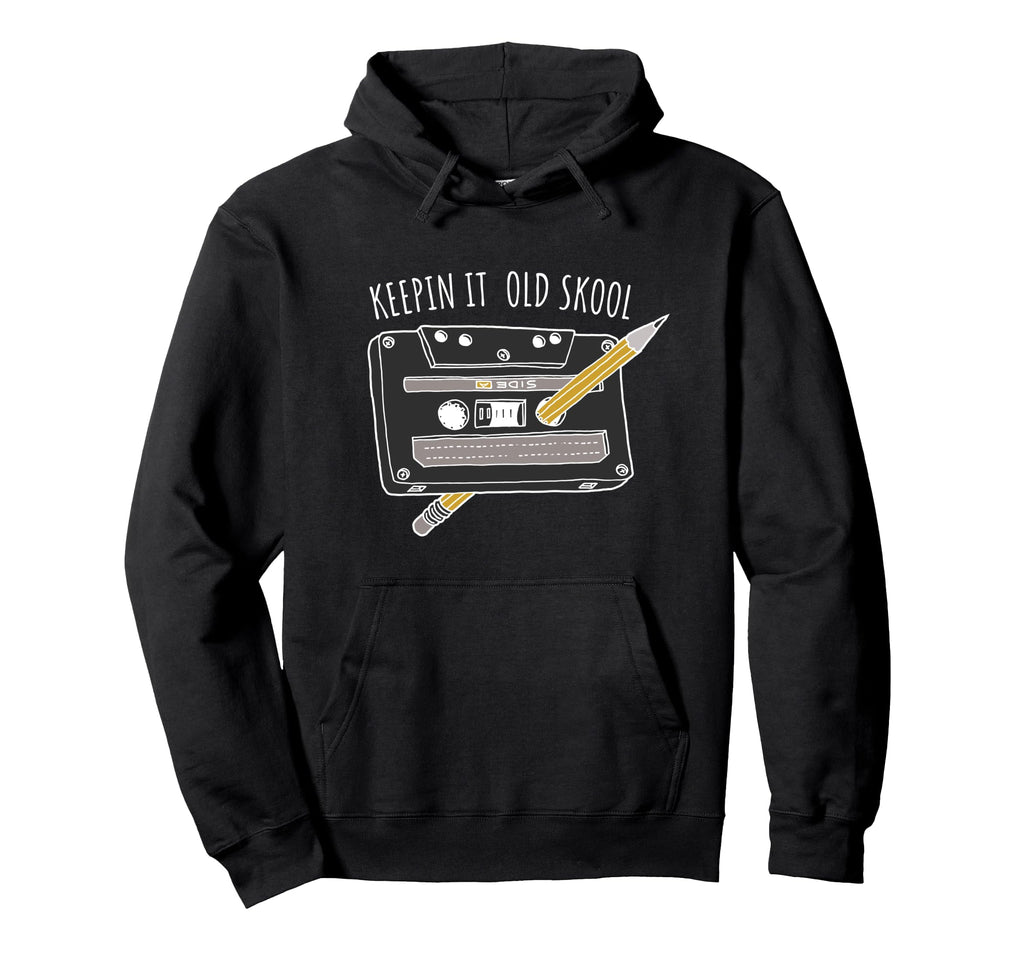 Cassette Tape Keepin It Old Skool Music Hoodie - Custom Art Print Men Women - T-Shirt, Sweatshirt, Hoodie