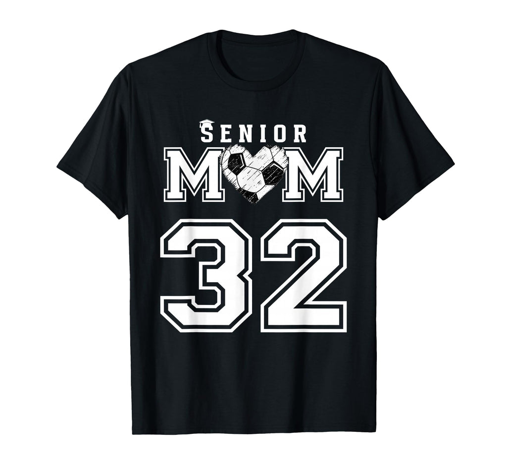 Proud Senior Soccer Mom Custom T-Shirt - Fun Novelty Design Men Women - T-Shirt, Sweatshirt, Hoodie