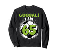 65 Year Old Birthday Soccer Sweatshirt - Casual Everyday Wear Men Women - T-Shirt, Sweatshirt, Hoodie