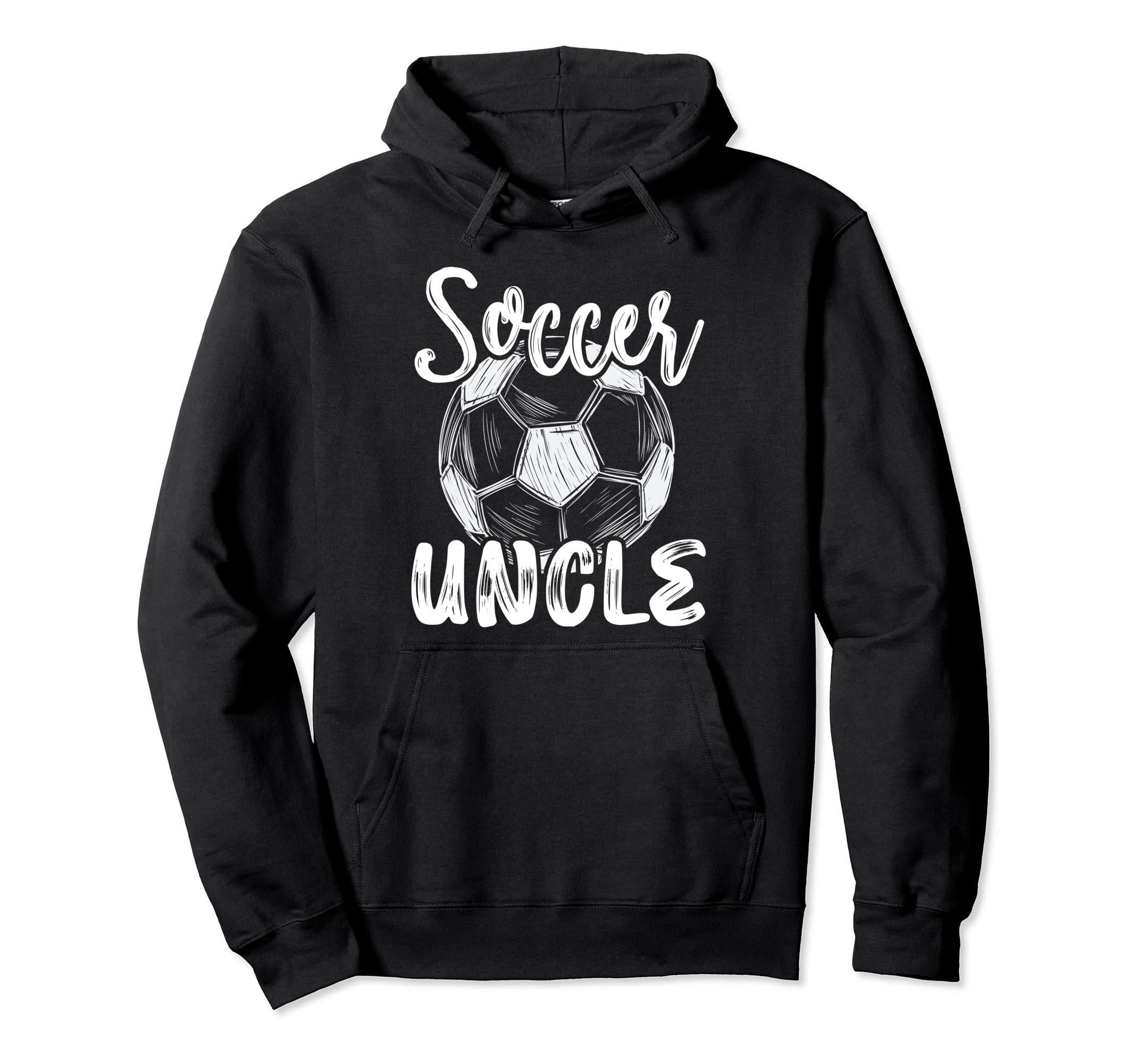 Soccer Uncle Family Matching Team Hoodie - Fun Novelty Design for Adults - T-Shirt, Sweatshirt, Hoodie