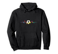 Soccer Heartbeat Hoodie - Custom Art Print for Adults - T-Shirt, Sweatshirt, Hoodie