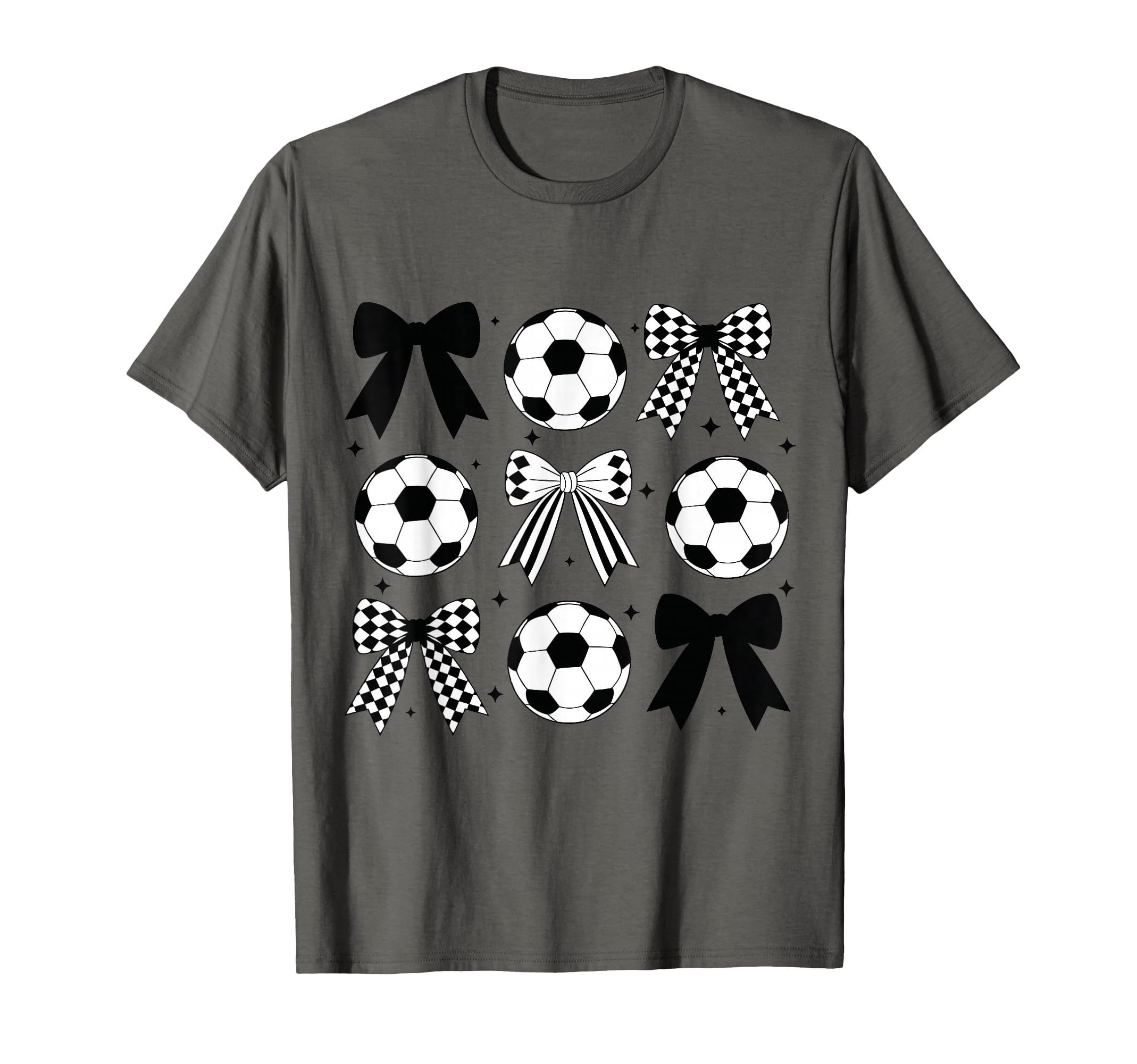 Soccer Coquette Bow Funny Coquette Bow T-Shirt - Graphic Print Unisex - T-Shirt, Sweatshirt, Hoodie