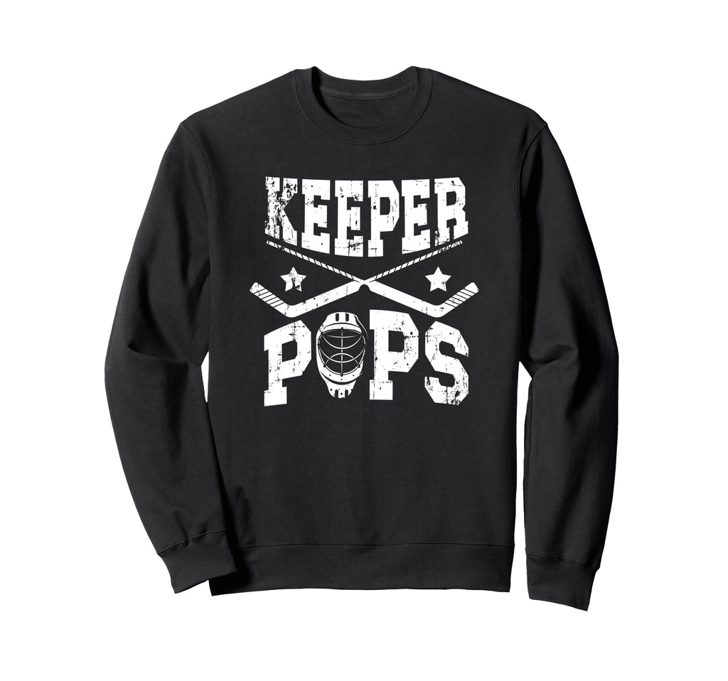 Ice Hockey Keeper Pops Ice Hockey Sweatshirt - Trendy Graphic Unisex - T-Shirt, Sweatshirt, Hoodie