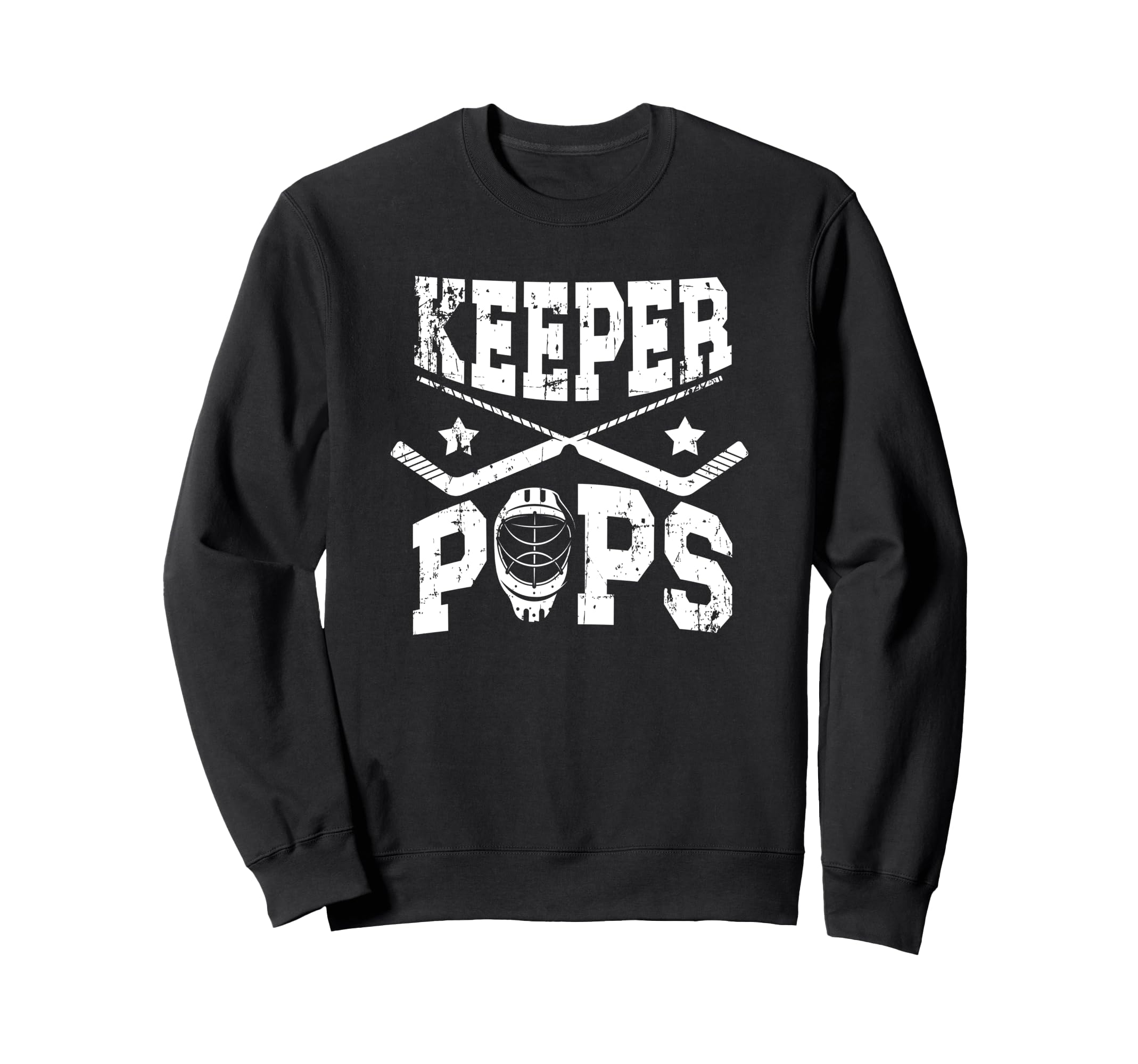 Ice Hockey Keeper Pops Ice Hockey Sweatshirt - Trendy Graphic Unisex - T-Shirt, Sweatshirt, Hoodie