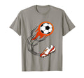 Soccer Gift Or Flaming Soccer Ball T-Shirt - Unique Graphic Unisex - T-Shirt, Sweatshirt, Hoodie