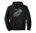Colorful Funny Soccer Goalie Player Hoodie - Custom Art Print for Adults - T-Shirt, Sweatshirt, Hoodie