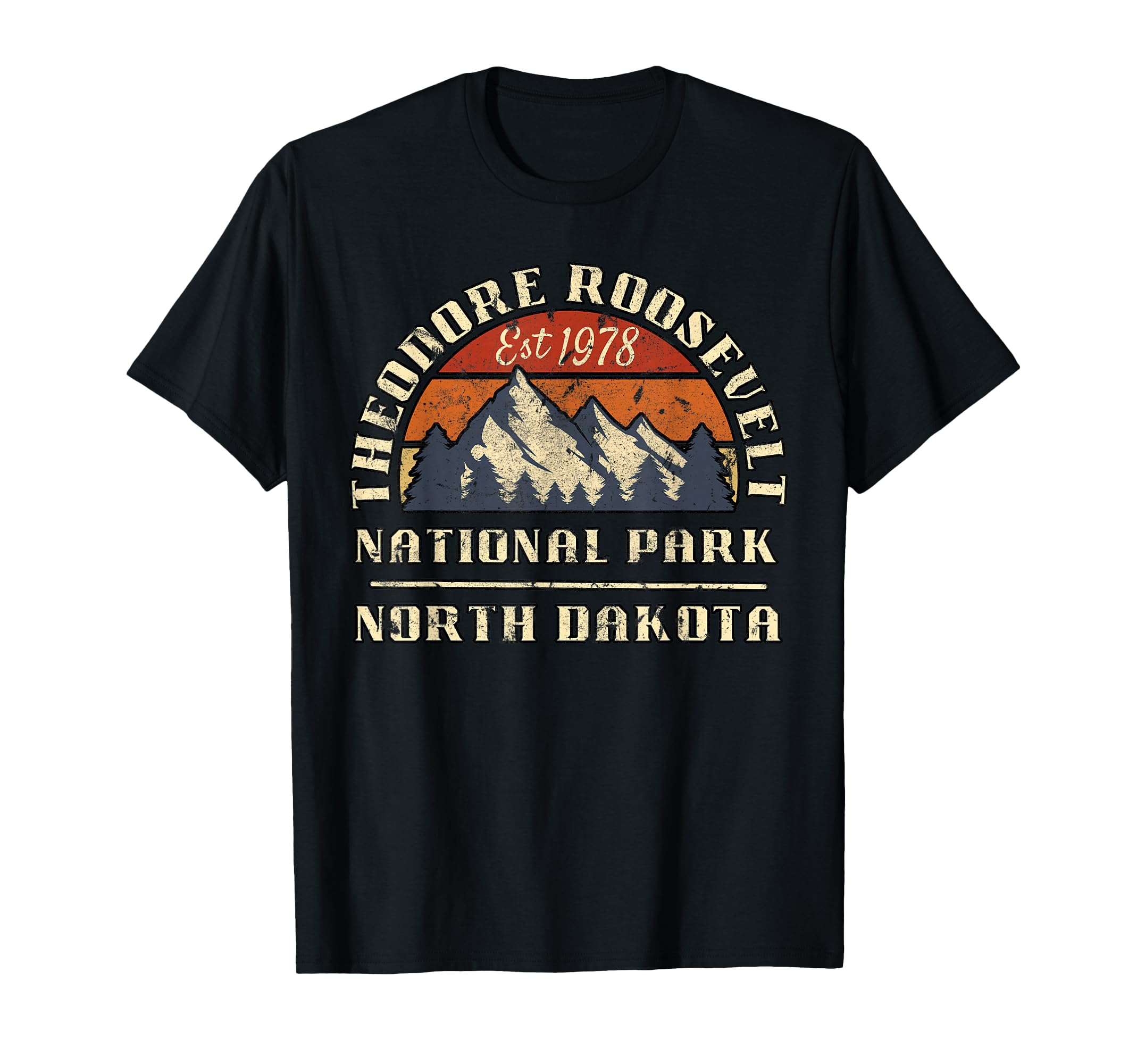 Theodore Roosevelt National Park North Sweatshirt - Unique Graphic Unisex - T-Shirt, Sweatshirt, Hoodie