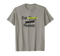 Eat Sleep Soccer Repeat Motivational T-Shirt - Fun Novelty Design Unisex - T-Shirt, Sweatshirt, Hoodie