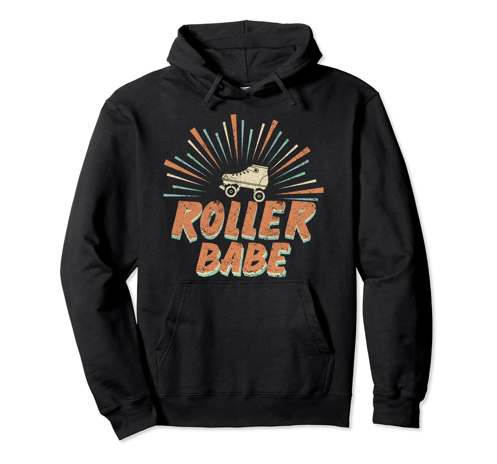 Roller Skating Skates Roller Babe Hoodie - Trendy Graphic for Adults - T-Shirt, Sweatshirt, Hoodie