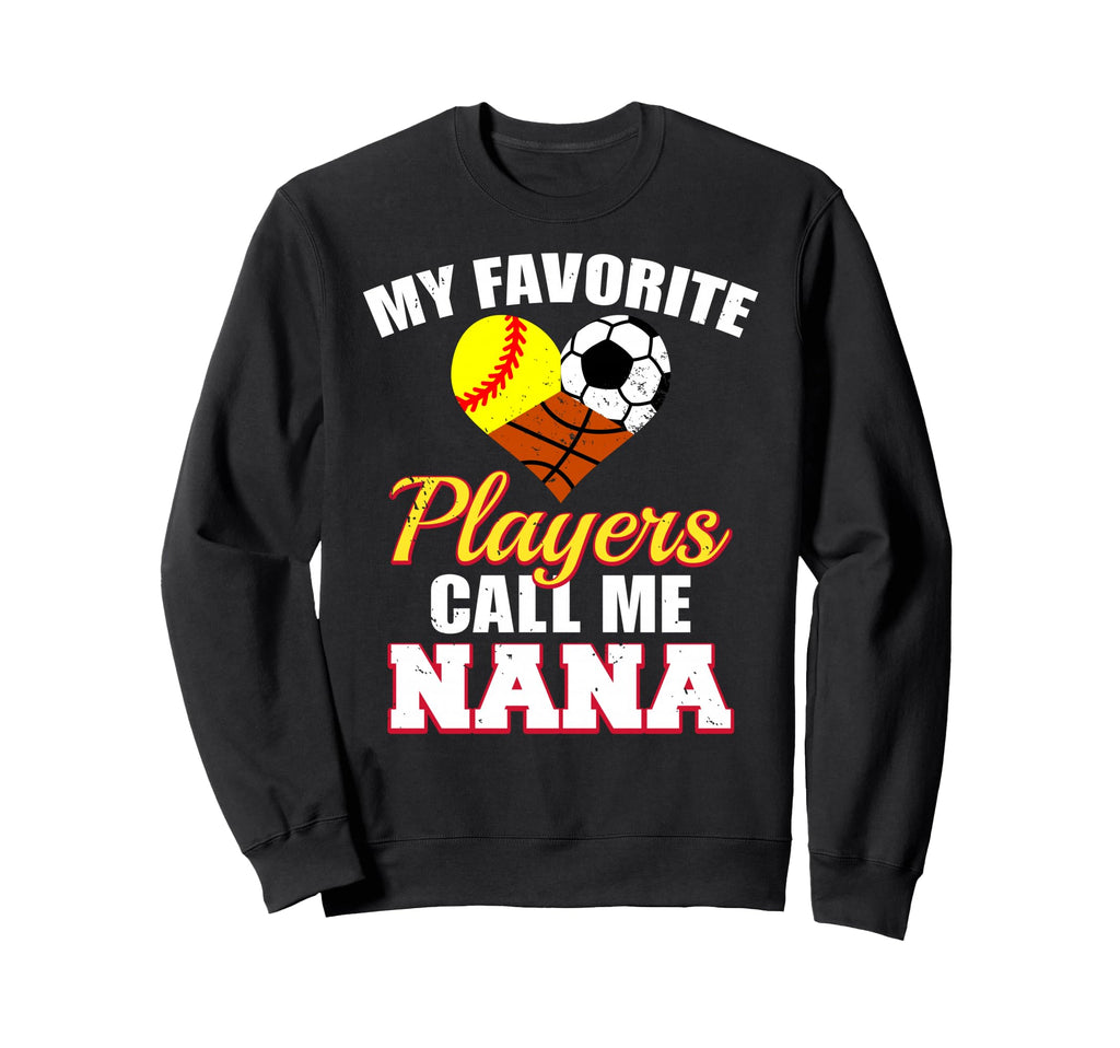 My Favorite Players Softball Soccer Sweatshirt - Novelty Apparel Men Women - T-Shirt, Sweatshirt, Hoodie