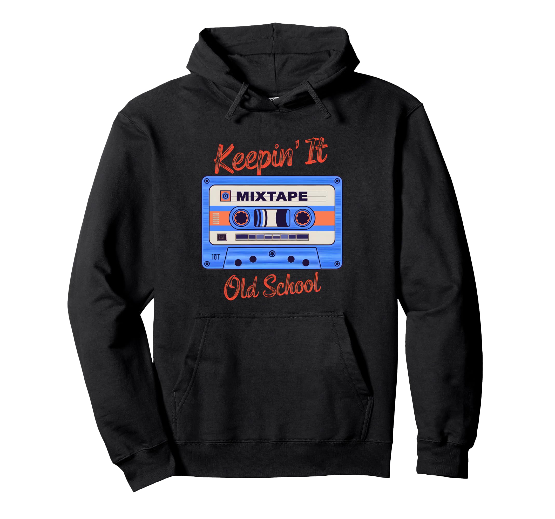 Old School Hip Hop 80S 90S Cassette Hoodie - Streetwear Style for Adults - T-Shirt, Sweatshirt, Hoodie