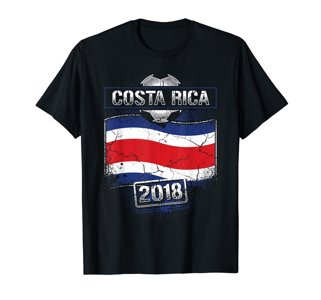 Costa Rica 2018 Soccer Costa Rican Flag T-Shirt - Minimalist Print Unisex - T-Shirt, Sweatshirt, Hoodie