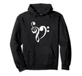 Musician Music Lover Treble Clef Hoodie - Casual Everyday Wear Men Women - T-Shirt, Sweatshirt, Hoodie