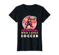 Just Who Loves Soccer Soccer Outfit T-Shirt - Fun Novelty Design for Adults - T-Shirt, Sweatshirt, Hoodie