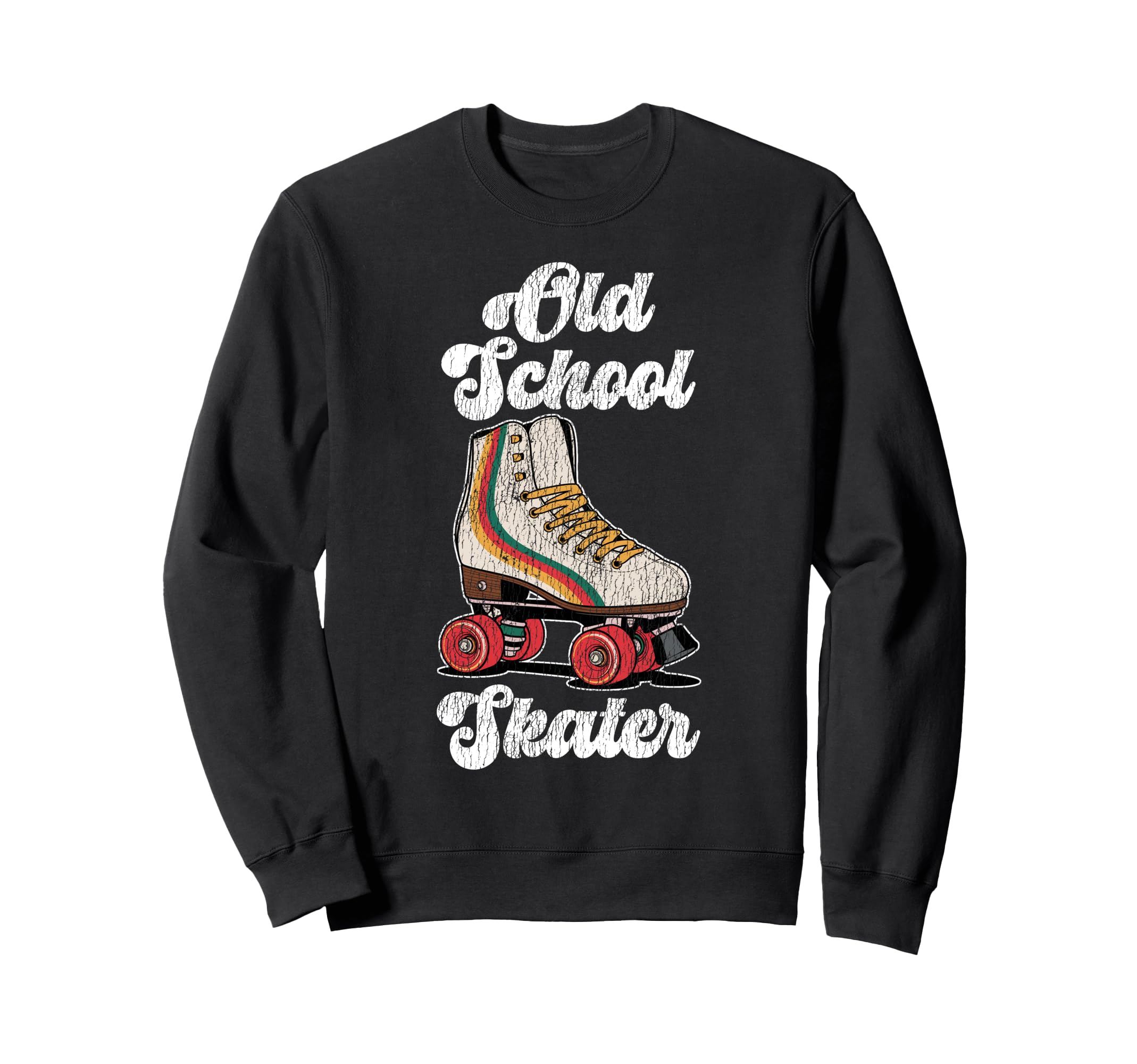 Roller Skating Skate 1970S Old Sweatshirt - Minimalist Print Men Women - T-Shirt, Sweatshirt, Hoodie