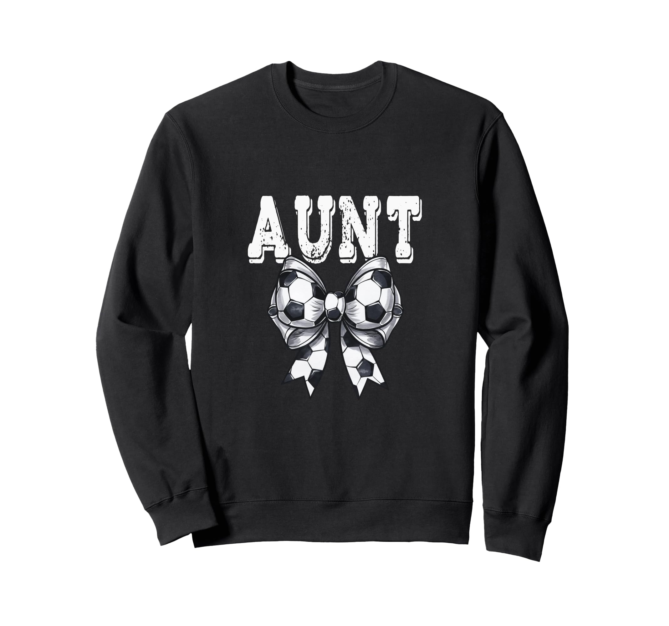 Coquette Soccer Bow Aunt Sister Sweatshirt - Fun Novelty Design Men Women - T-Shirt, Sweatshirt, Hoodie