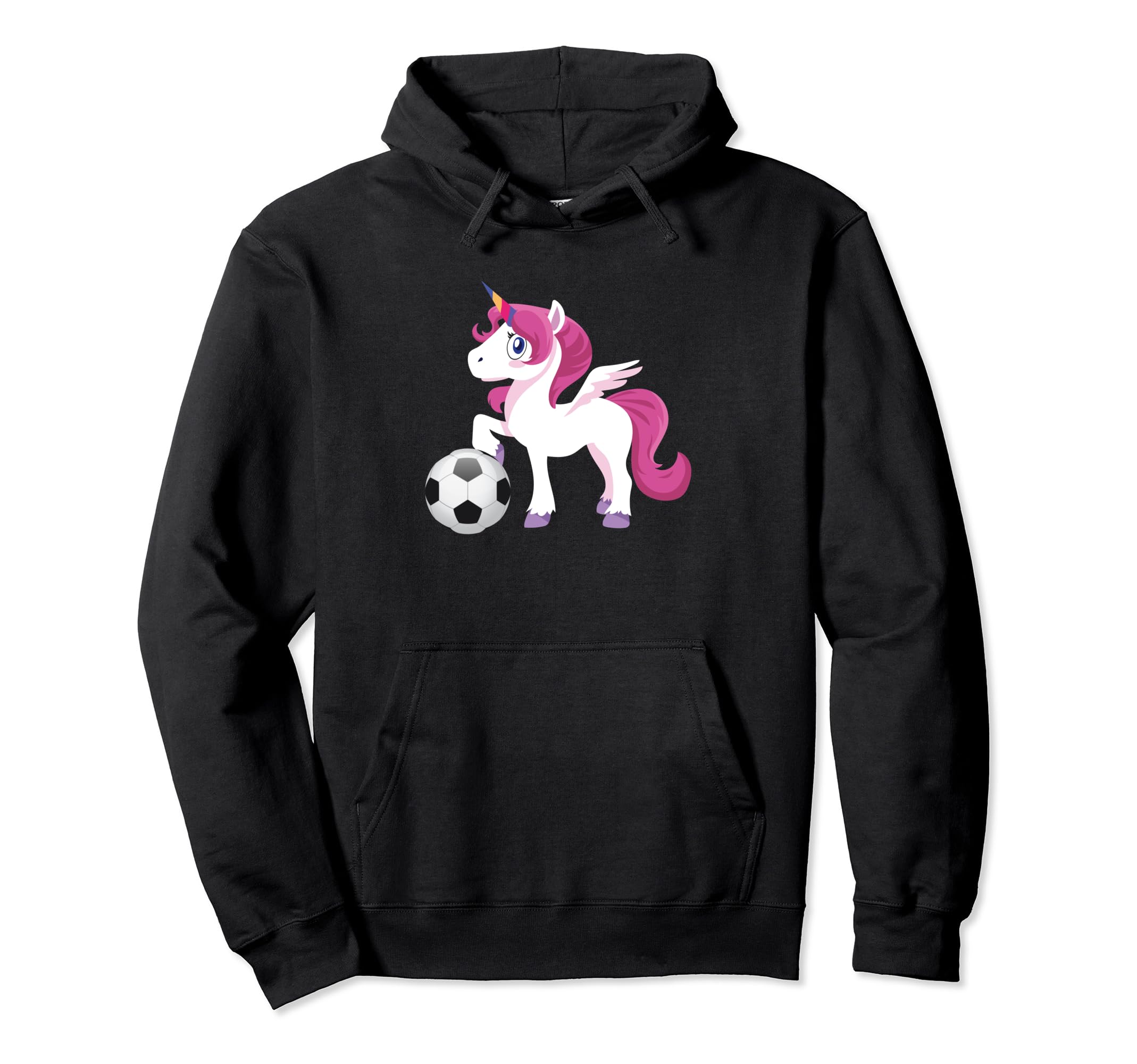 Unicorn Soccer Referee Kreisliga Hoodie - Custom Art Print for Adults - T-Shirt, Sweatshirt, Hoodie