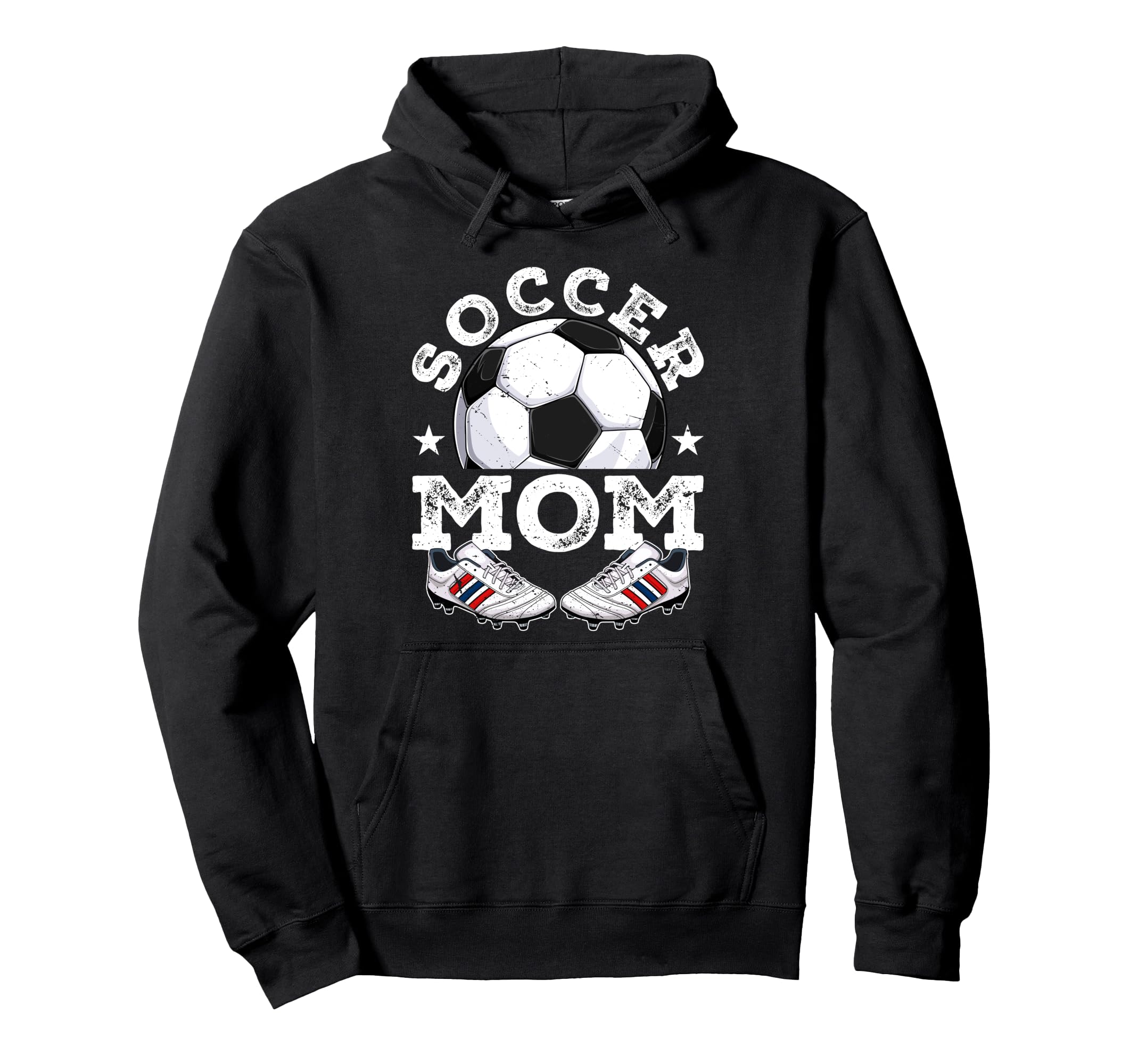 Soccer Mom Mommy Mother Happy Hoodie - Fun Novelty Design Men Women - T-Shirt, Sweatshirt, Hoodie