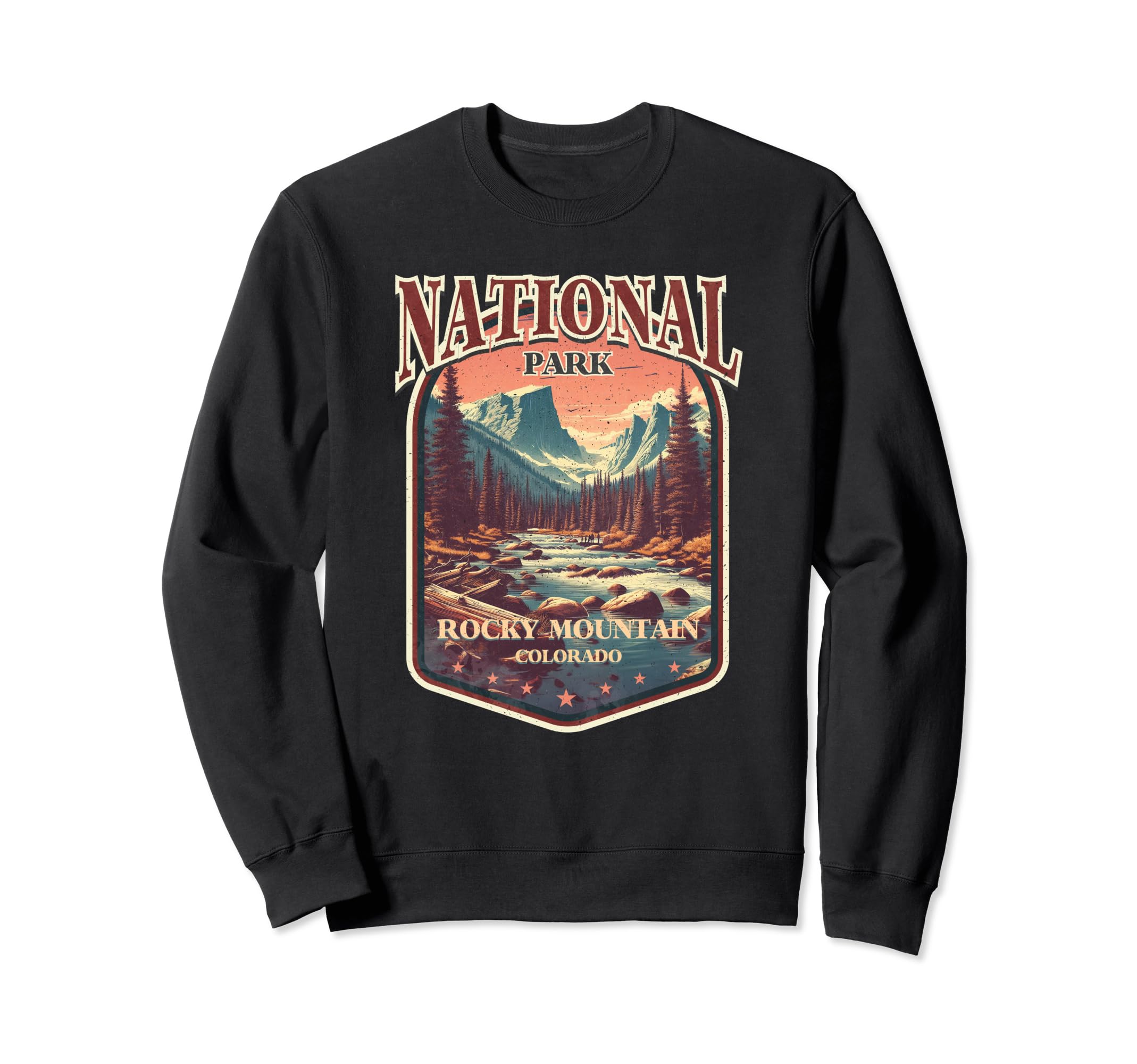 Rocky Mountain National Park Colorado Sweatshirt - Graphic Print for Adults - T-Shirt, Sweatshirt, Hoodie